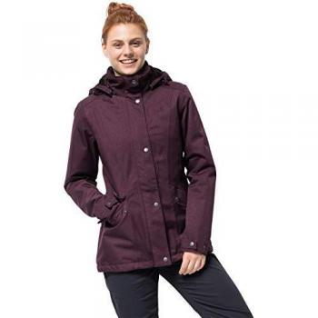 Jack Wolfskin Damen PARK AVENUE Jacke, Burgundy