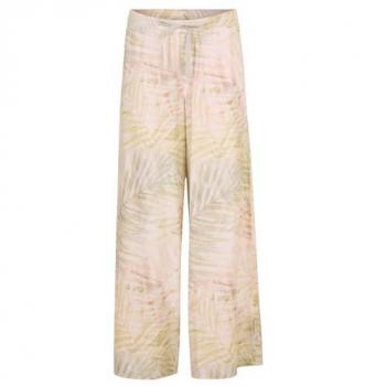Leinenhose im Cartoon-Stil mit farbigem Aufdruck