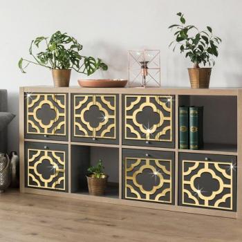 Ensemble de stickers miroir pour la maison