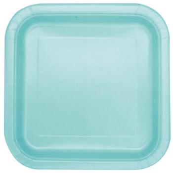 Piatti di carta 23 cm verde menta