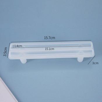 1Pcs Silicone Epoxy Mold with Bending Handle for Fruit Tray