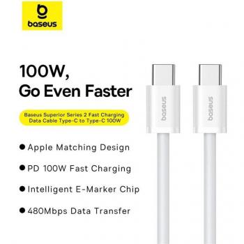 Baseus 1m USB-C Schnelllade-Datenkabel, 100 Watt