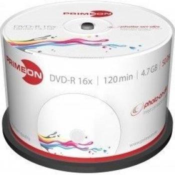 Primeon DVD-R 4.7 GB 16X Cakebox (50 Discos)