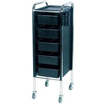 Efalock Piccolo Stapelboy, Arbeitswagen 84/5 schwarz