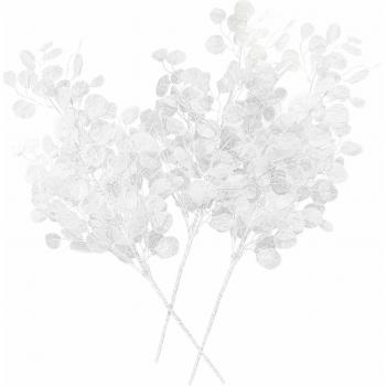 Lot de 3 fleurs Tilly, blanches (65 cm)
