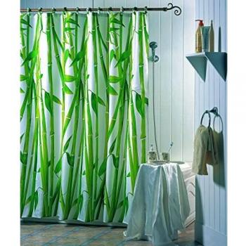 Cortina de Baño Verde Antibacterias 180 x 200 cm