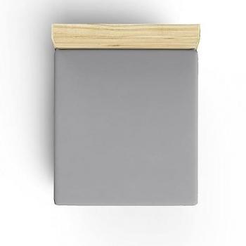 Wellhome Drap Housse 180x200 – Couleur Grise, Tissu Coton