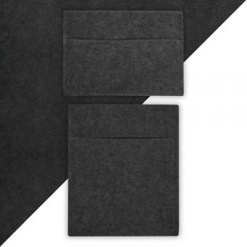 Poches intégrées doublure van Feutre – gris anthracite – 2 m de tissu