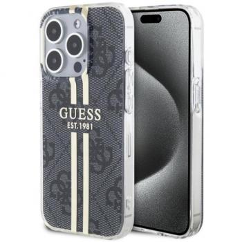 Cover smartphone Guess nera per iPhone 15 Pro Max
