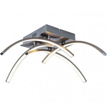 Geschwungene LED Deckenlampe für stilvolle Räume