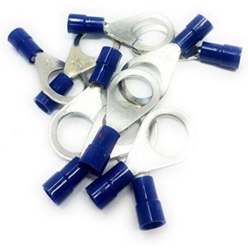 Capocorda occhiello blu foro 10 mm set da 10