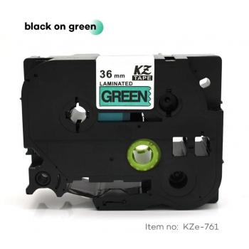 Label World 36mm TZe Label Tape Compatible with Brother P-TOUCH, Multicolor, 5 Pack