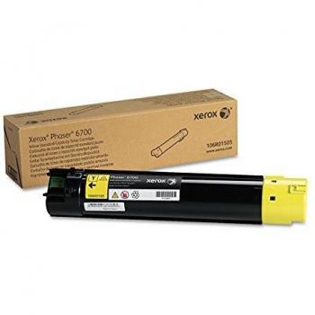 Xerox Genuine Toner Cartridge, Yellow, Capacity: Standard, Phaser 6700 Printer Model