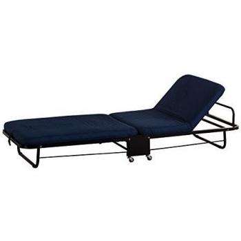 Cama Versátil de Invitados Azul, Colchón Flexible 5 Términos