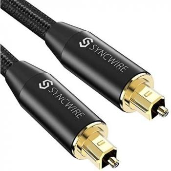 GoldConnect Toslink Audio Cable 2M – Flex‑Nylon