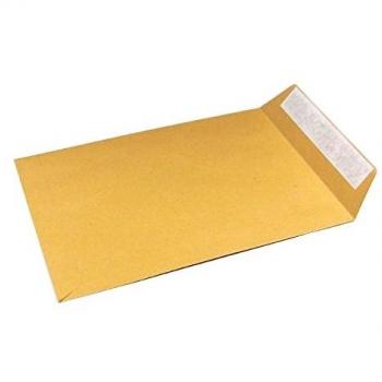 Boîte de 1000 enveloppes kraft brun B5 adhésives