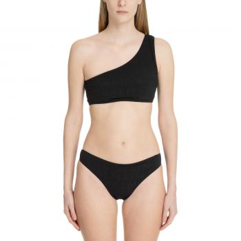 Balmain Black Jacquard Bikini Size S for Women