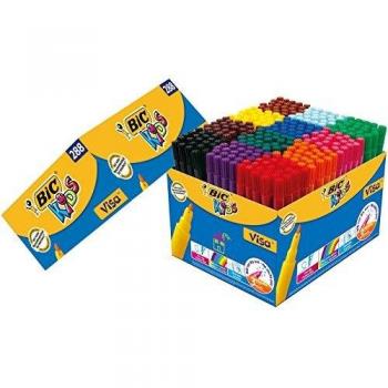 Bic Kids Visa Felt Pens Fine Tip Assorted Pack of 288 897099 BC28605