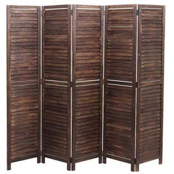 Cloison Shabby Chic 170x205 cm Brun