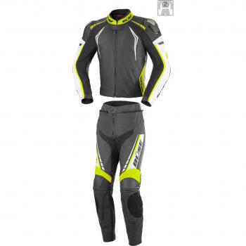 Tuta in pelle per moto Büse Silverstone Pro 2 pezzi