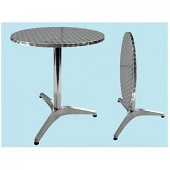 Table Ronde Aluminium Ø60 cm pour Terrasse