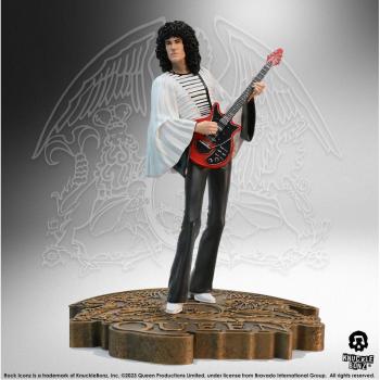 Knucklebonz Estatua Queen Rock Iconz Brian May II (Sheer Heart Attack) 23 cm