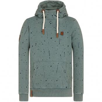 Naketano Herren‑Kapuzenpullover „Gelobtes Land“ – Heritage Forrest Mélange S