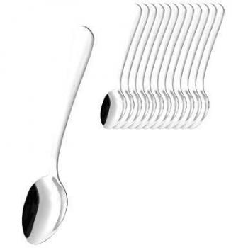 Esmeyer 156-404 12er Set Espressolöffel Sylvia, Edelstahl 18/0, poliert
