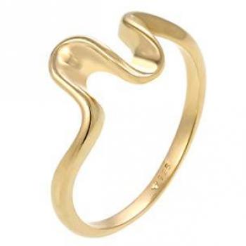 Elli Wellen Wave Strand Maritim 925 Sterling Silber Damenring