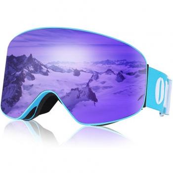 OUTAD Gafas de esquí con doble capa y lentes de protección UV