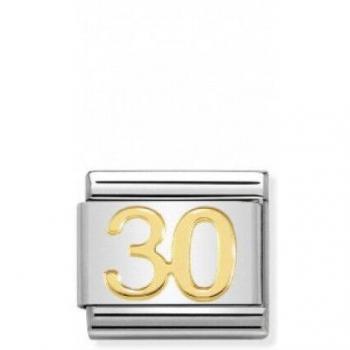 Nomination Classic Gold Number 30