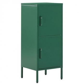 Armario Metálico Verde Beliani 40x40 cm – 4 Estanterías para Oficina
