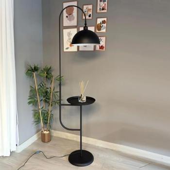Bamyum Stilvolle Stehlampe mit verstellbarem Schirm