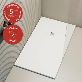 Réservoir de douche rectangulaire blanc 75×200 cm – Poalgi, Ligne Hos’s, Surface Extraplano C3