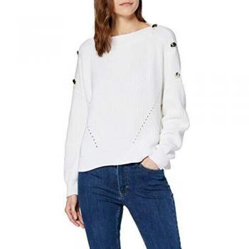 Cardigan Bianco Guess Suzanne Maglione XS Donna