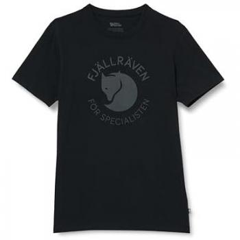 XS Schwarzes Fox T‑Shirt für Herren – Fjällräven