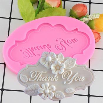 Moule à lettres en silicone pour fondant