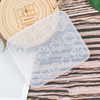 Molde de Silicona para Adornos de Copo de Nieve