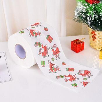 Papier toilette décoratif de Noël