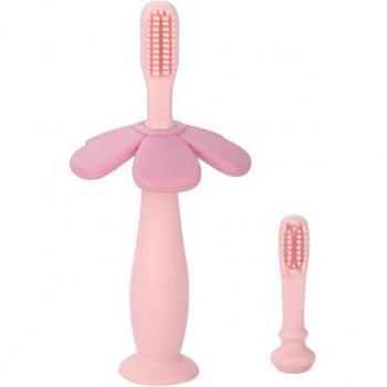 Cepillo de Silicona para Niños con Sujeción de Ventosa