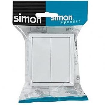 Conmutador Doble Superior IP54 Aquarius Simon
