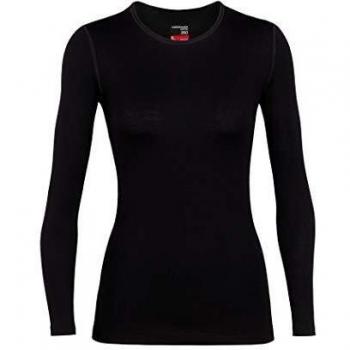 Icebreaker 260 Tech Long Sleeve Crew Thermal – Black, Women’s S