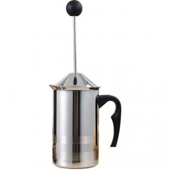 Edelstahl Manuell Milchschaumgerät 400ml – Kaffee, Cappuccino, Blume