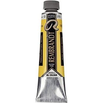 Oil Paint 272 Transparent Yellow Medium – 40 ml Extra Fine Rembrandt