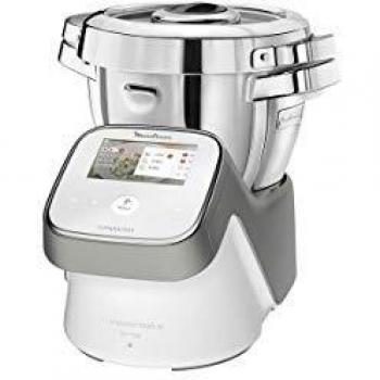 Moulinex Robot Cuiseur 3L HF936E00 Blanc I-Companion Touch XL 1550W