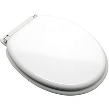 Tapa WC Amortiguada Blanca con Bisagras Ajustables