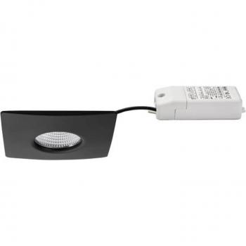 Brumberg Chooose LED-Einbaudownlight eckig schwarz 510 lm