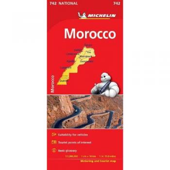 Morroco Michelin National Map 742 (Michelin National Maps)