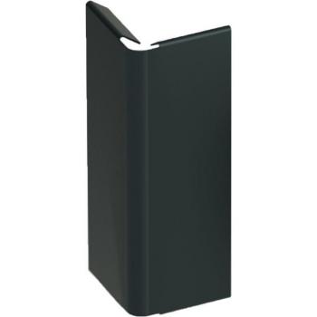 Jonction angle sortant Clipsable 100 mm – Gris anthracite (JOUPLAST)