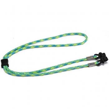 Cadena para gafas antideslizante unisex, cordón multicolor para fitness, 1 unidad